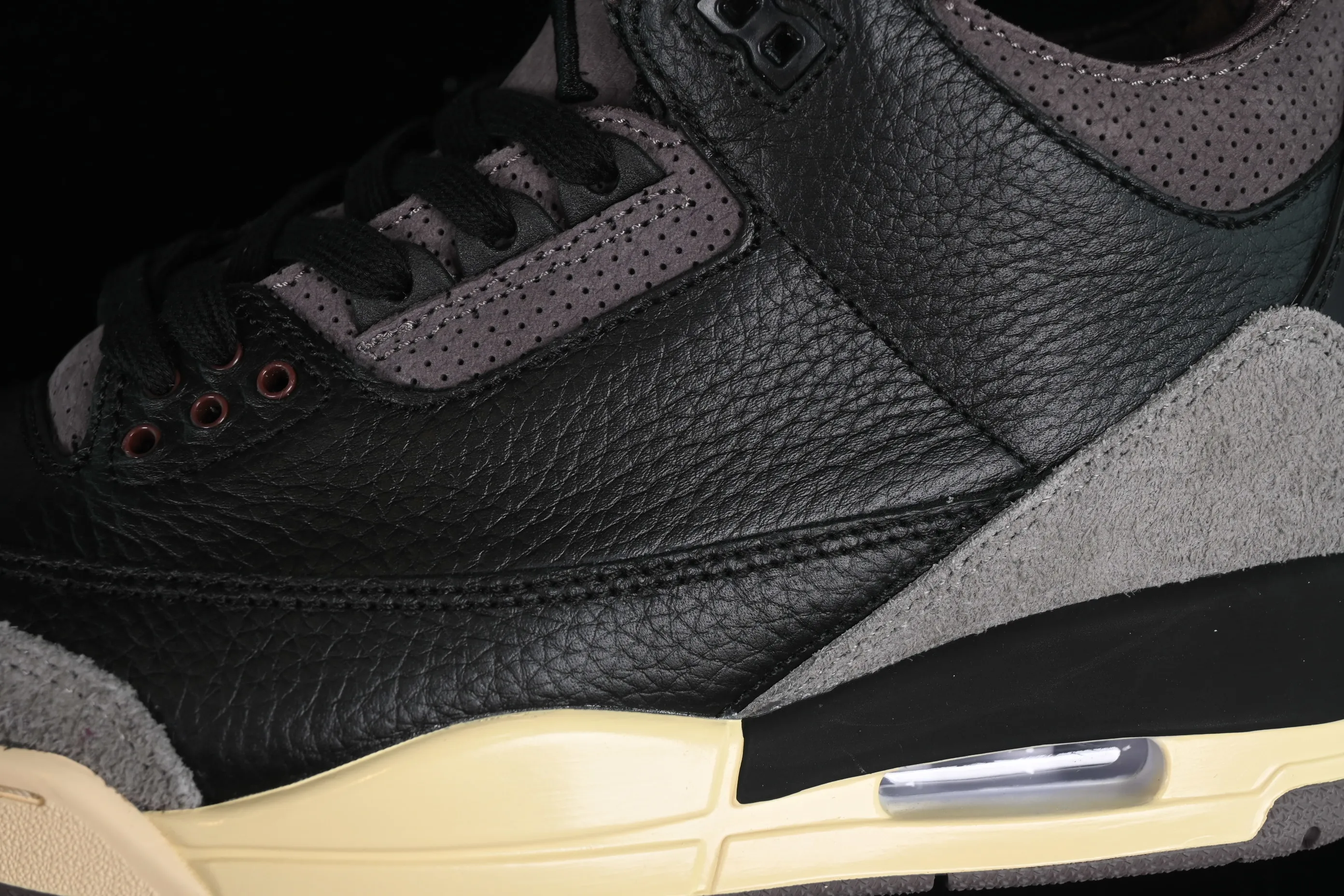 All categories Air Jordan Jordan series basketball shoes Air Jordan 3 A Ma Maniere x Air Jordan 3 Retro "Black" AJ3 Joe 3 joint model FZ4811-001
